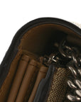 GG Supreme Monogram Mini Dionysus Chain Wallet Beige Taupe