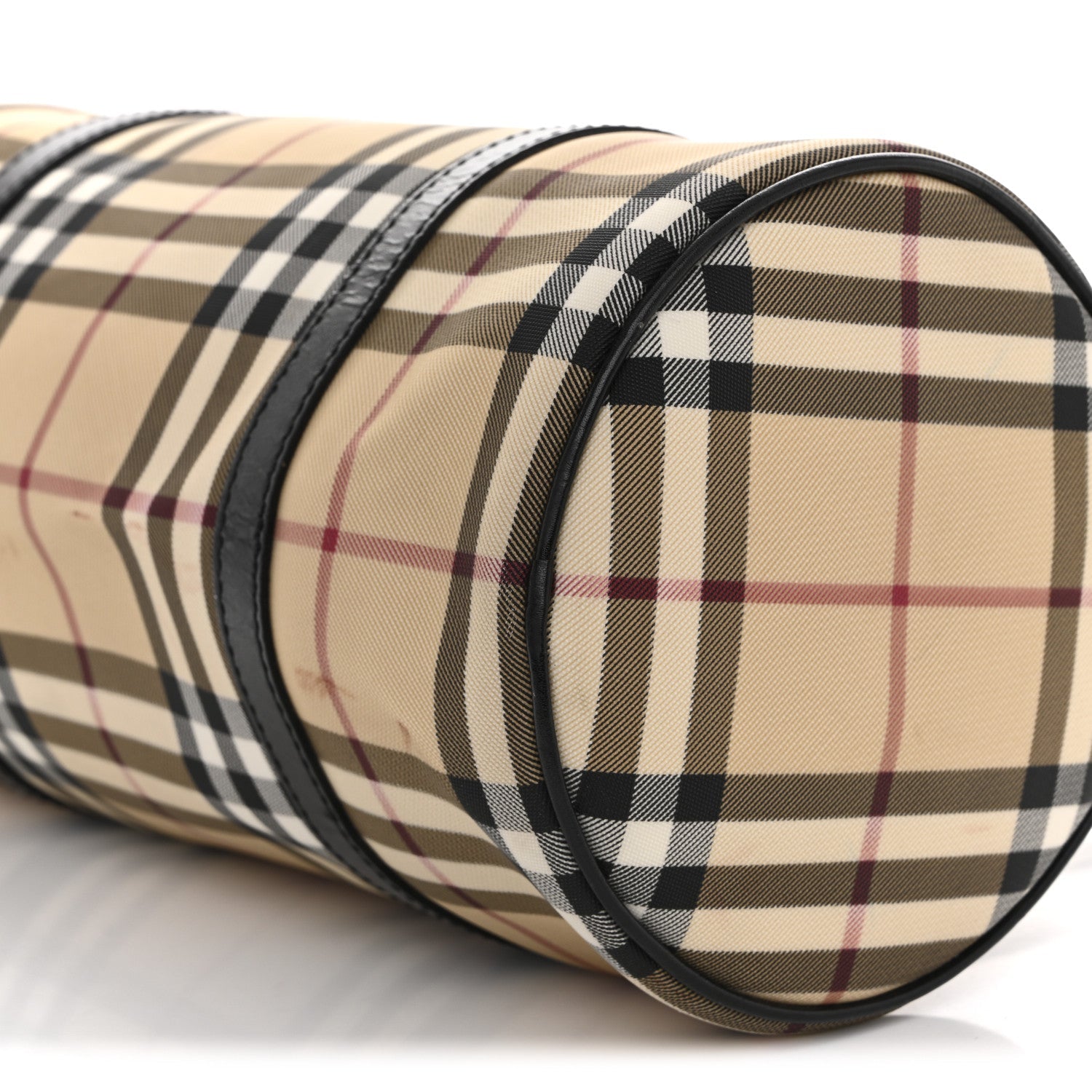 Nova Check Barrel Bag Black