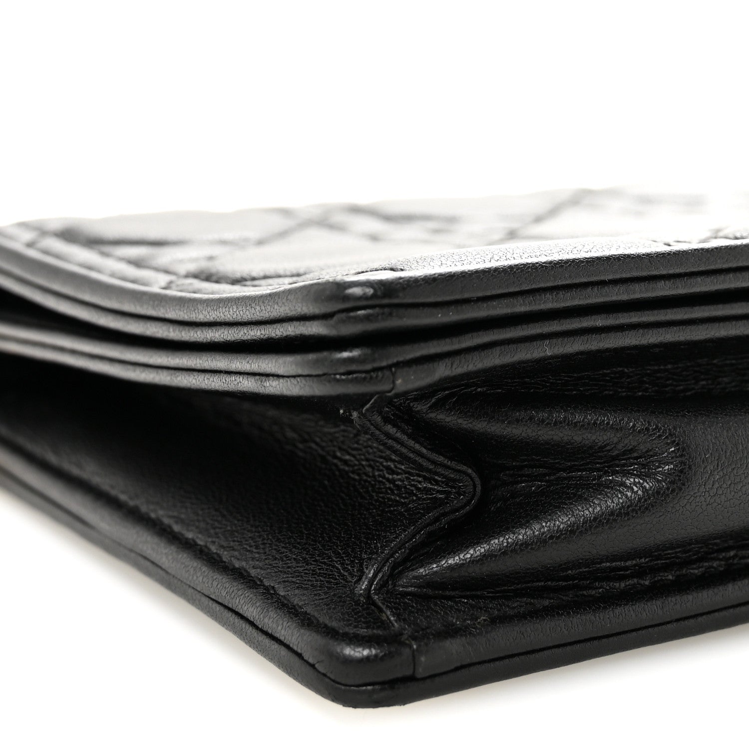 Lambskin Cannage Lady D1OR Pouch Black