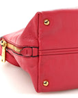 Goatskin Madras Top Handle Bag Fragola