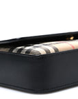 Calfskin Vintage Check New Hampshire Bag Black