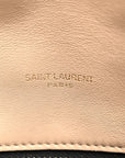 Lambskin Quilted Toy Loulou Puffer Monogram Chain Satchel Dark Beige