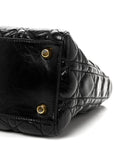 Crinkled Patent Cannage Medium Bohemian Lady D1OR Black