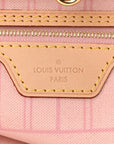 Damier Azur Neo Neverfull MM Rose Ballerine