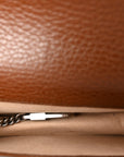 New Denim GG Monogram Dollar Calfskin Enamel Super Mini Dionysus Shoulder Bag Blue Tea Cuir Epilog Electric Blue