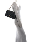Aged Calfskin Quilted 2.55 Reissue 227 Flap Black