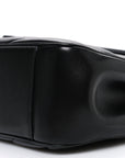 Lambskin Chevron Quilted Medium Loulou Black