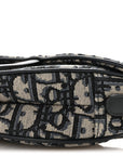 Oblique Mini Saddle Bag Blue