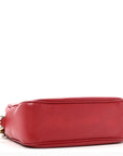 Pebbled Calfskin Small Soho Disco Bag Tabasco Red