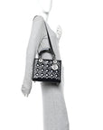 Patent Cannage Medium Lady D1OR Navy Blue