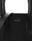 Grained Calfskin Small Sac De Jour Black