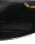 Lambskin Chevron Quilted Medium Loulou Black