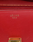 Box Calfskin Medium Classic Box Flap Bag Red
