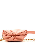 Nappa The Belt Chain Pouch Peachy