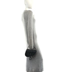 Ultra Matte Calfskin Mini Saddle Bag Black