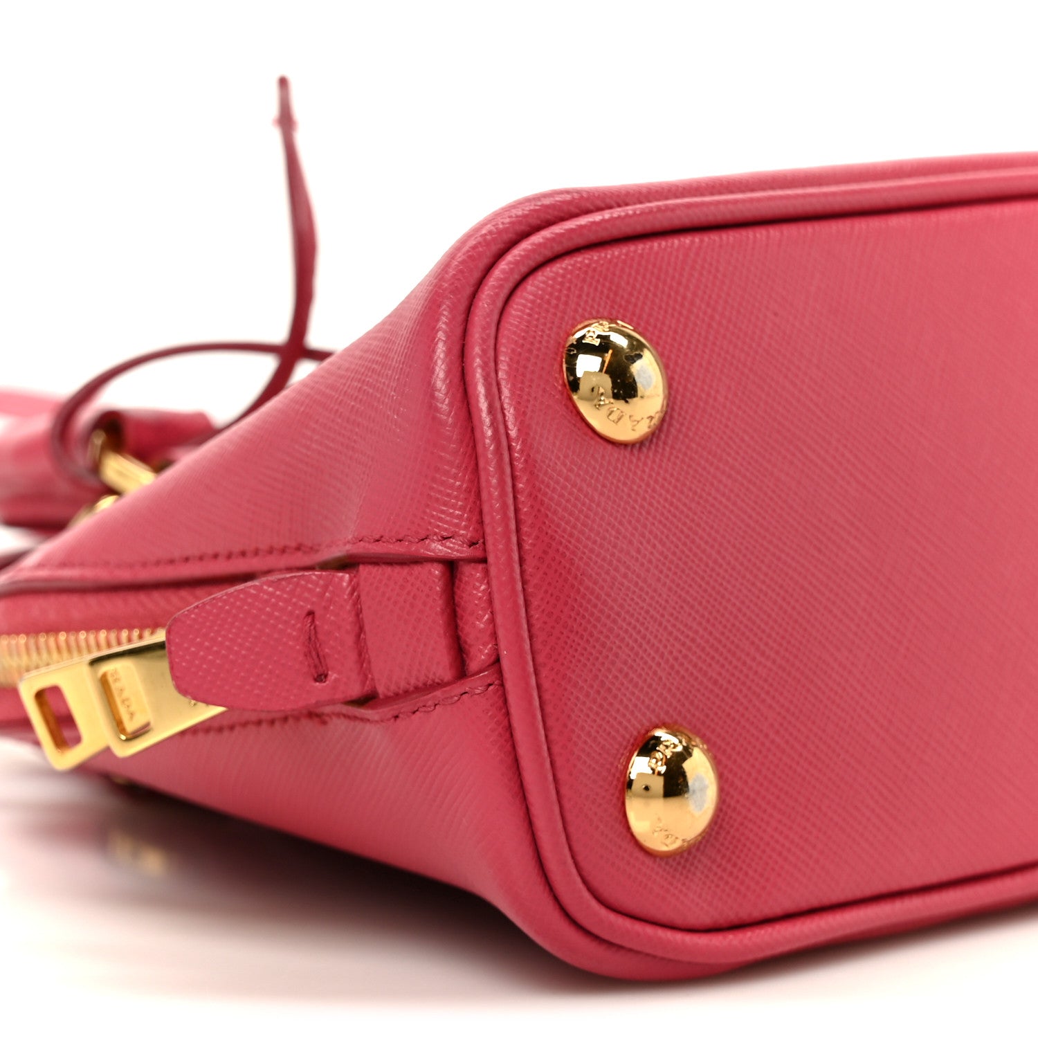 Saffiano Lux Mini Promenade Tote Fuxia