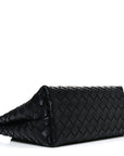Nappa Intrecciato Small Andiamo Shoulder Bag Black