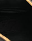 Calfskin Baroque Logo Messenger Bag Black