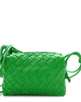 Nappa Intrecciato Mini Loop Camera Bag Parakeet