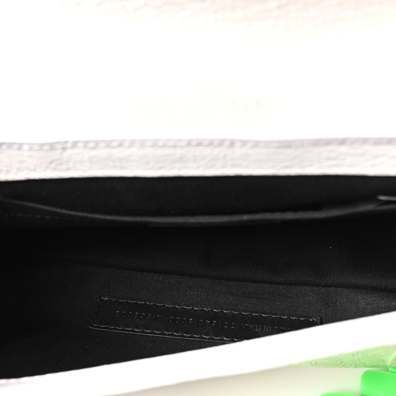 Agneau Arena Charms Small Le Cagole Sling Bag Optic White