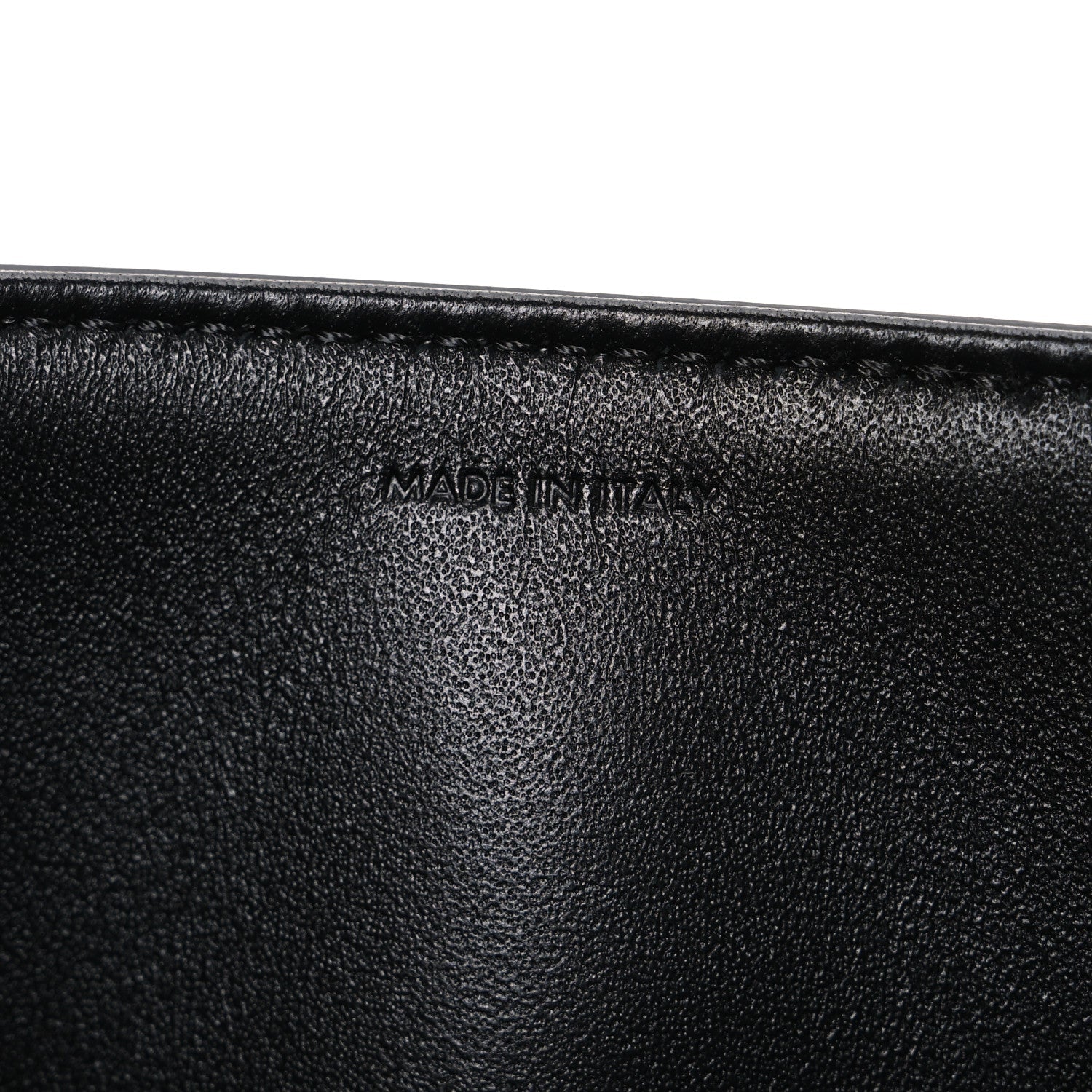 Shiny Calfskin Medium Triomphe Black