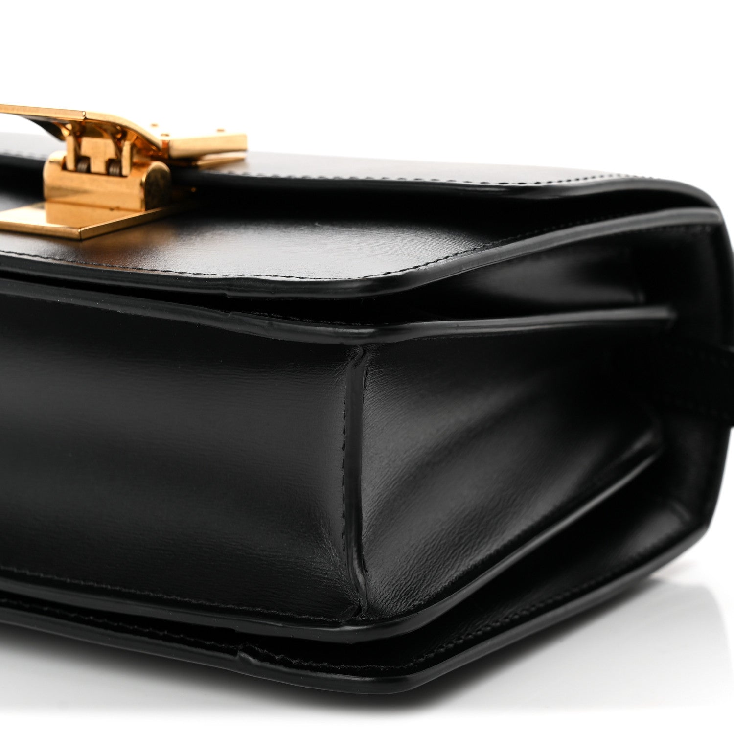 Box Calfskin Small Classic Box Flap Bag Black