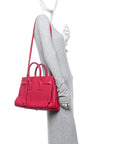 Calfskin Small Sac De Jour Lipstick Fuchsia