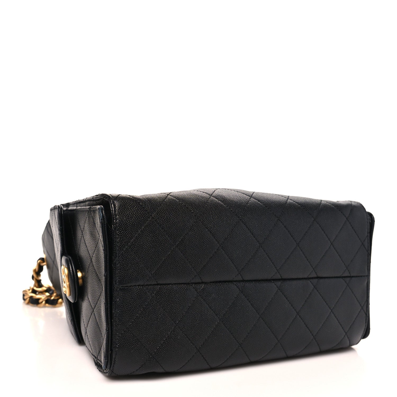 Caviar Quilted Small CHNL 25 Handbag Black