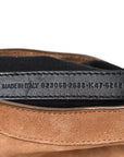 Waxed Suede Calfskin Classic Hardware Medium Le City Camel