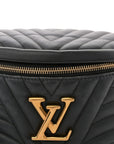 Calfskin Quilted New Wave Bumbag Black