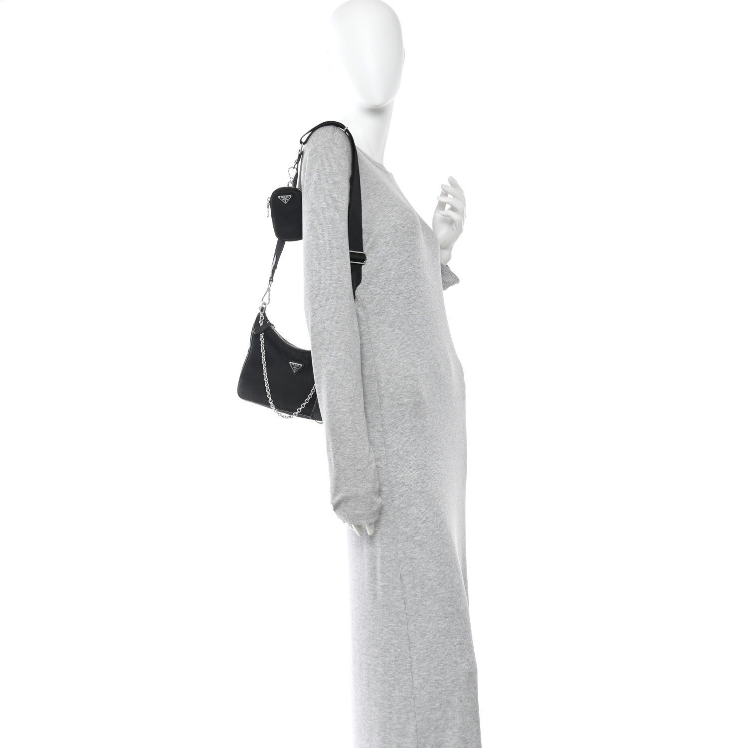 Nylon Re-Edition 2005 Shoulder Bag Black