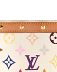 Monogram Multicolor Pochette Accessories White