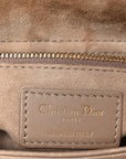 Lambskin Cannage Small My ABCD1OR Lady D1OR Warm Taupe