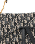 Oblique Saddle Bag Blue