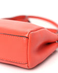 Shiny Nappa Micro Peekaboo Iconic Satchel Rosso Pimento