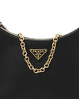Saffiano Lux Re-Edition 2005 Shoulder Bag Black