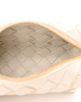 Nappa Intrecciato Candy Loop Camera Bag White