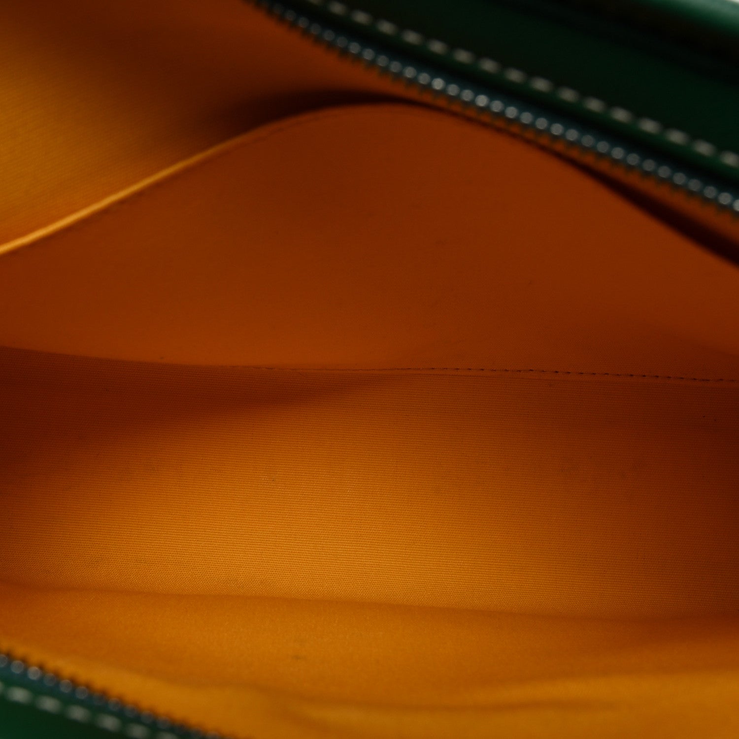 Goyardine Jouvence Toiletry Pouch MM Green