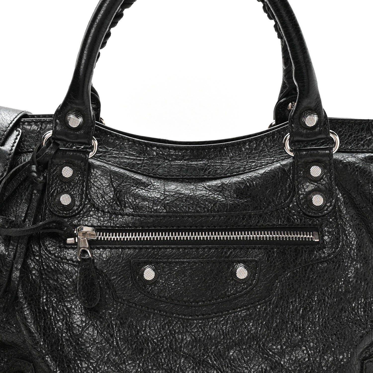 Agneau Giant 12 Silver Hardware City Black