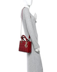 Patent Cannage Small Lady D1OR Cherry Red