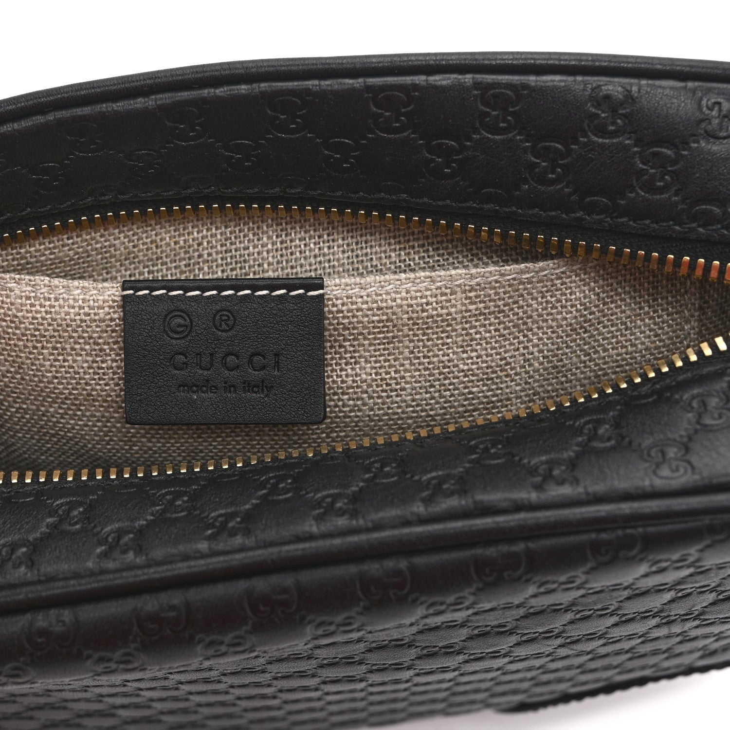 MicroGCCIssima Mini Bree Messenger Bag Black