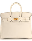 Swift Birkin 25 Gris Pale