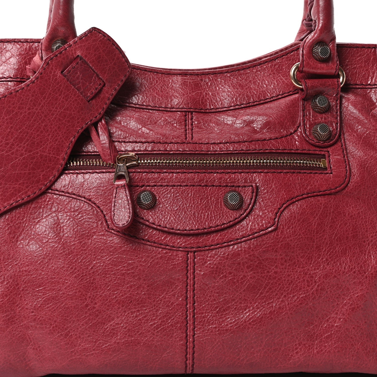 Agneau Giant 12 Rose Gold Hardware Part Time Cassis