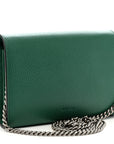 Calfskin Mini Dionysus Chain Wallet Emerald