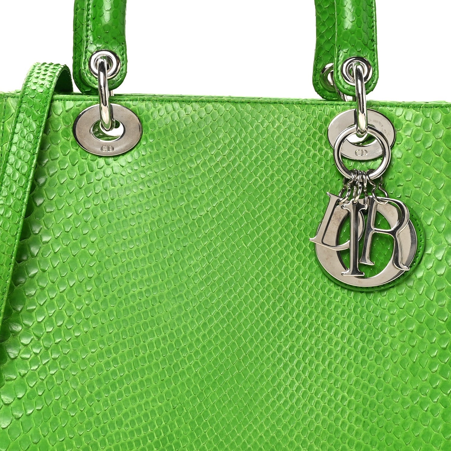 Snakeskin Medium Lady D1OR Green