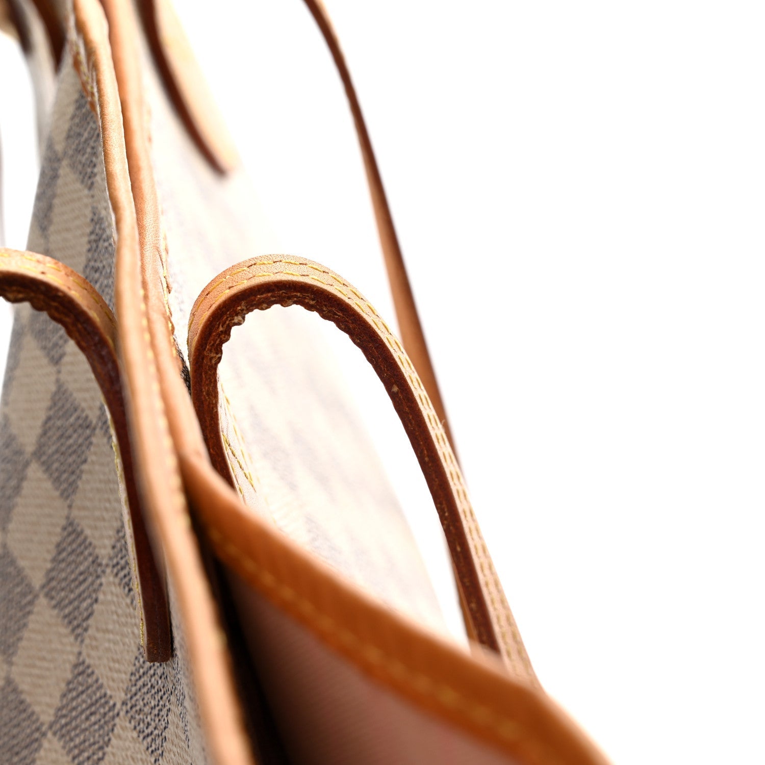 Damier Azur Neo Neverfull MM Rose Ballerine