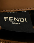 Fabric Jacquard FF 1974 Continental Wallet On Chain Tobacco Moro