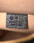 Calfskin GG Web Small Ophidia Dome Shoulder Bag Black