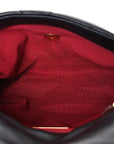 Lambskin Quilted Medium CHNL 19 Flap Black