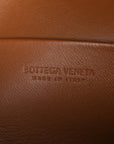 Suede Intrecciato Bang Bang Vanity Case Amber